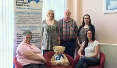 Shetland Bereavement Support Service volunteers (left to right): Linda Massie, Magdalena Gibson, Jim Shepherd, Ellen Hughson and Gwen Williamson.