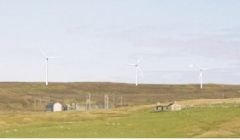 Cullivoe wind farm photomontage