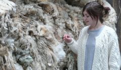 Sarah Laurenson of Jamieson & Smith: 'Could take more wool if it was available' - Photo: Pete Bevington