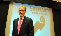 Tavish winning his fourth Scottish Parliament election - Photo Malcolm Younger