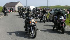 Bikers getting ready for the traditional tour of the islands - Photo: Hans J Marter, Shetland News