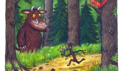 Gruffalo and Stickman by Axel Scheffler