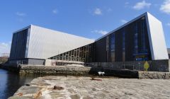 The Mareel building site on Tuesday - Photos: Hans J Marter