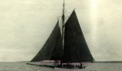 The yacht Risor, which may have been involved in the Shetland Bus operation.