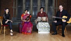 Svara Kanti, from left Japjit Kaur, Jyotsna Srikanth, Sarvar Sabri and Simon Thacker