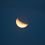 The partial eclipse visible from Lerwick on Saturday afternoon. Pic. Austin Taylor