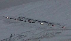 New snow overnight made for difficult driving conditions.