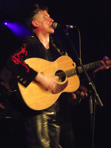 Paul Johnston during Friday night's birthday concert.