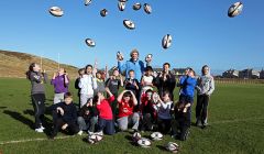Twenty two year old Richie Gray attending one of the fun sessions at the Clickimin - Photo: Garry Sandison