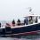 The new Yell creel boat Halcyon pictured two weeks ago with local anglers on board. Pic. Billy Fox