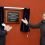 Norwegian prime minister Jens Stoltenberg declares Scalloway museum open, to the applause of Shetland Bus Friendship Society chairman John Hunter. Pic. Millgaet Media