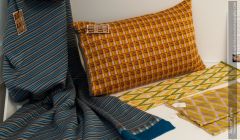 Wendy Shaw’s hand finished knitted pieces testify to a love of geometric pattern and the influence of the Bauhaus - Photo: Austin Taylor Photography