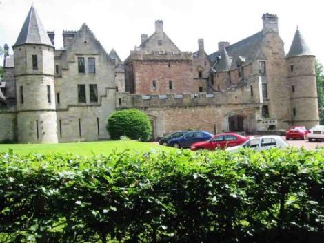 The Miller's new home outside Motherwell