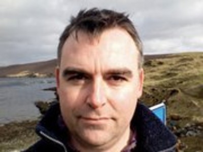 Shetland Arts director Gwilym Gibbons