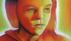 Self portrait by Jay Sinclair from Brae High School.