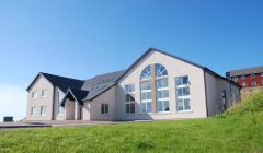 Award winning Lerwick Baptist Church at Quoys. Pic. DITT