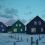 Hjaltland Housing Association properties at Norrendal, Whalsay. Photo John Dally