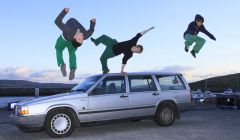 Parkour at Ignition at Brae. Photo Olivia Abbott