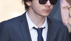 Jake Davis outside court last year