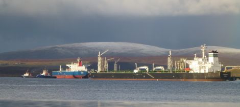 Sullom Voe oil terminal has been the source of Shetland Islands Council's wealth, but the income has dried up leaving rapidly depleting reserves. Photo John Bateson