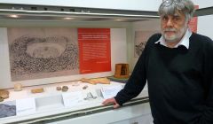 Focussed on brochs: Shetland archivist Brian Smith - Photo: Shetland Amenity Trust