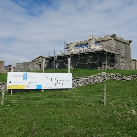 Work has already started on securing the fabric of the building. Photo Brough Lodge Trust