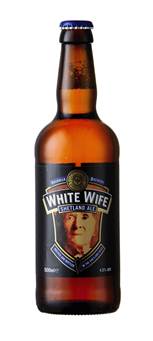 The White Wife ale is inspired by the ghostly apparition of an old woman who appears in vehicles usually driven by lonely males on a lonely stretch of road in Unst.