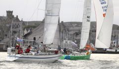 Arriving at Lerwick harbour on Thursday afternoon - Photo: Ian Leask