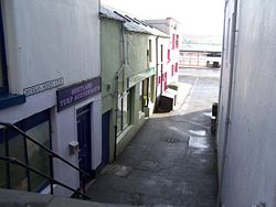 Shetland Turf Accountants where the robbery attempt took place - Photo: ShetNews