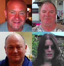 Duncan Munro, 46, from Bishop Auckland; Sarah Darnley, 45, from Elgin; Gary McCrossan, 59, from Inverness; and George Allison, 57, from Winchester died in the accident.