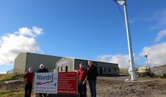 The Nordri team are (from left to right): Steven Simpson, Iain Sloan, Ewen Adamson and Brian Halcrow - Photo: Hans J Marter/ShetNews