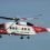 Shetland coastguard helicopter Rescue 102 has been on site all day searching for the missing man, refuelling twice during the day.