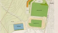 The planned layout for the new Anderson High School.