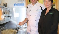 Frankie's manager John Gold and owner Valerie Johnson