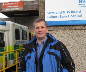 NHS Shetland chief executive Ralph Roberts