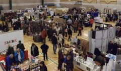 Busy Friday night at the Christmas Craft fair. Photo Tom Jamieson