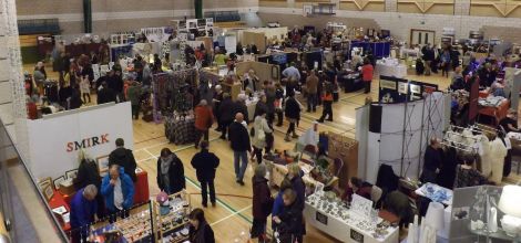 Busy Friday night at the Christmas Craft fair. Photo Tom Jamieson