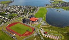 Shetland Recreational Trust is based at the Clickimin Leisure Complex. Photo John Coutts
