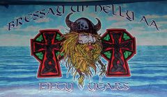 The bill head from the 2012 Bressay Up Helly Aa. Photo Kevin Osborn
