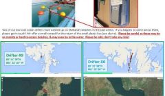 This image shows where the missing satellite trackers can be found.