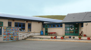 Ollaberry primary had been favoured as Northmavine's primary as it has the biggest building.