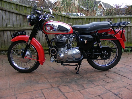 A 1963 BSA A10 Super Rocket by T. Outhwaite.