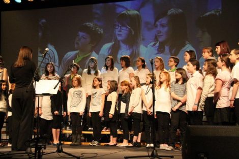 The Bell's Brae Primary School at last year's festival. Photo: Davie Gardner