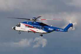A Bristow Sikorsky S92 was heading into Scatsta when the incident took place.