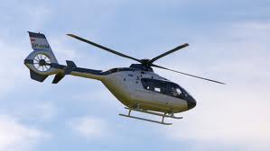 The Eurocopter EC135 was heading north from Tingwall airport.