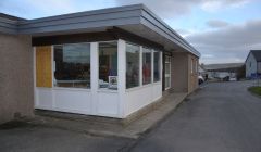 Laurence Odie Knitwear Ltd.'s premises in Hoswick were broken into and money stolen at the weekend. It is the fifth victim of a break-in in the past three months. Photo: Shetnews