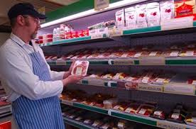 Scalloway Meat Company's John Alex Cromarty. Photo BBC Radio Shetland