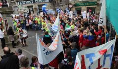 Councillors' rethink comes 48 hours after more than 600 protesters marched through the streets of Lerwick.