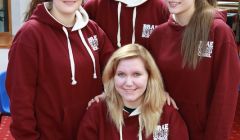 Borealis team are (from left to right): Rebekah Laurenson, Iwan MacBride, Erin Thomson and Katarina Duernberger - Photo: Gordon Stove