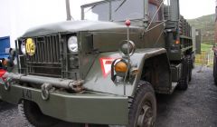 An ex-WD Rio 6x6 Cargo vehicle on display at Clickimin this weekend.